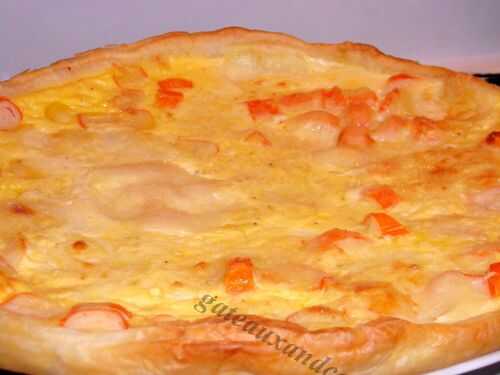 Quiche surimi/mozzarella