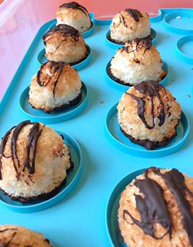 Rochers à la noix de coco et chocolat