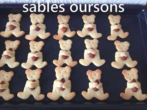 Sablés oursons