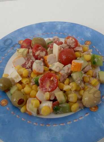 Salade composée complète