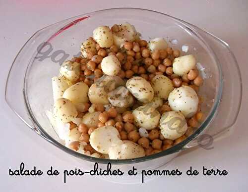 Salade de pois-chiches et pommes de terre