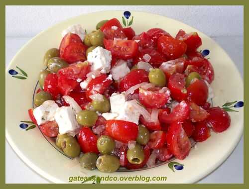 Salade de tomates cerises à la féta