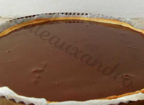 Tarte au carambar et au chocolat