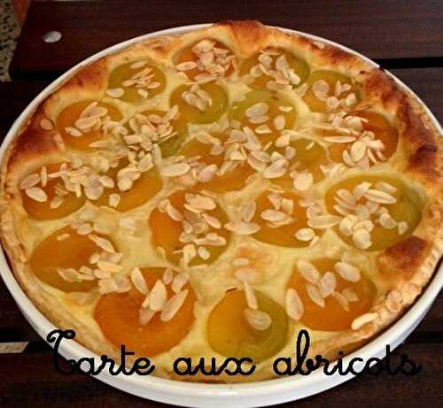 Tarte aux abricots facile et rapide (et très bonne)