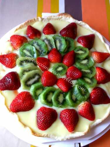 Tarte aux fraises (et kiwis)