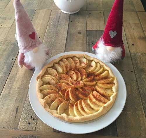 Tarte aux pommes à la cannelle