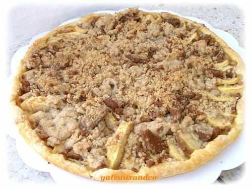 Tarte aux pommes façon crumble