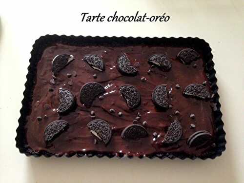 Tarte chocolat-oréo