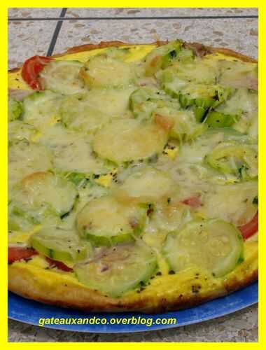 Tarte provençale aux courgettes