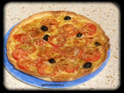 Tarte tomate-basilic