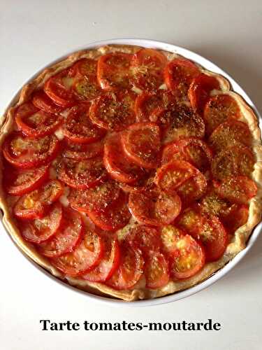 Tarte tomates-moutarde