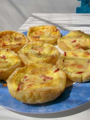 Tartelettes jambon et maroilles