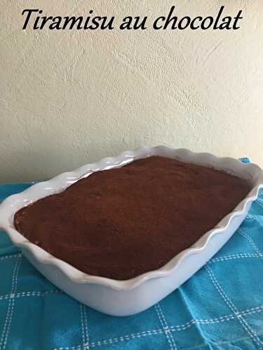 Tiramisu au chocolat