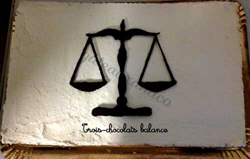 Trois chocolats Balance