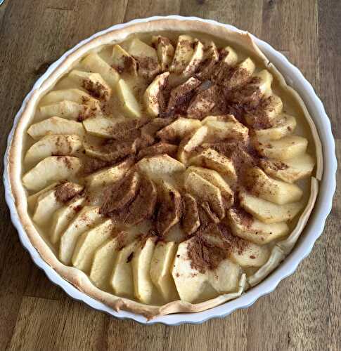 Tarte aux pommes (à la cannelle) simple et rapide