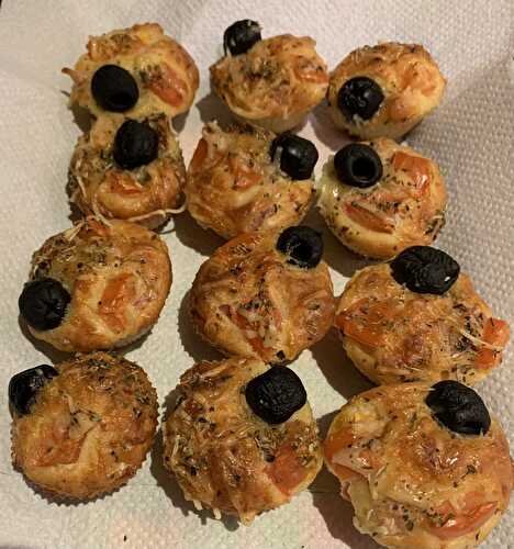 Muffins façon pizza