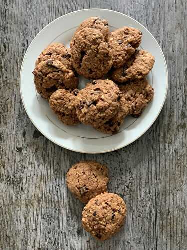 Cookies à la purée d'amandes et aux pépites de chocolat