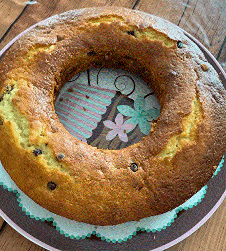 Gâteau au yaourt et pépites de chocolat