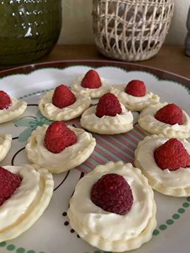 Tartelettes danette-framboises