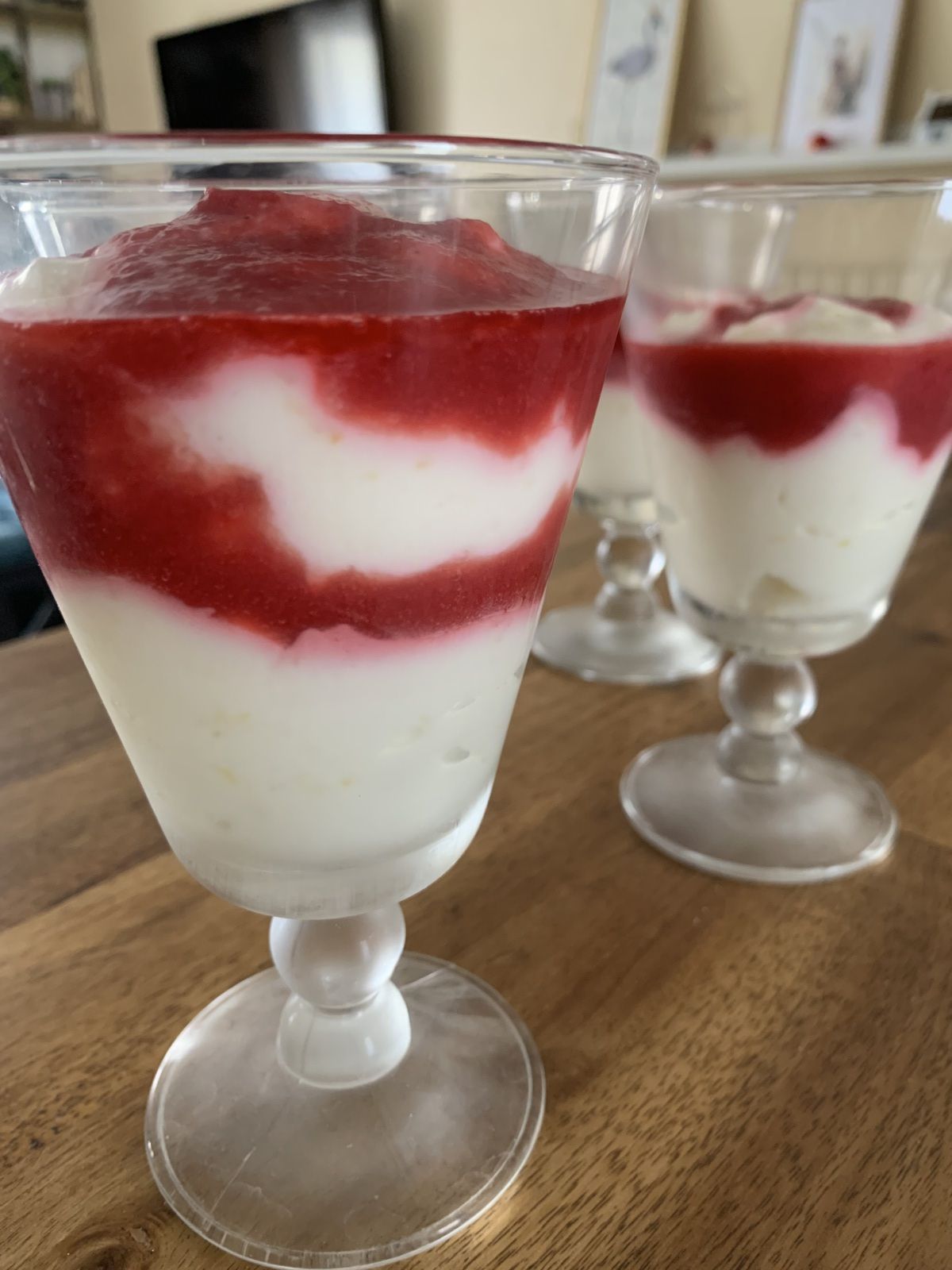 Verrines aux fruits rouges