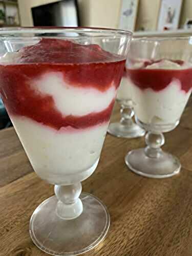 Verrines aux fruits rouges