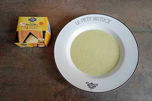 Velouté d'haricots verts et Maroilles au compact cook pro