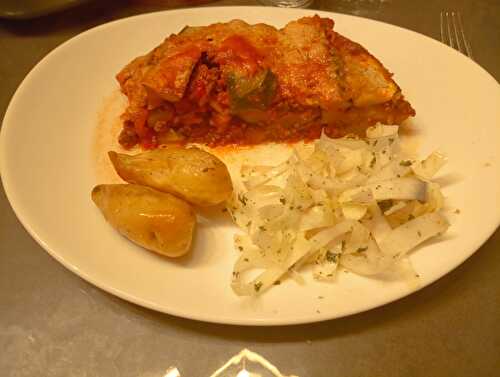 Lasagne de courgettes au cake factory