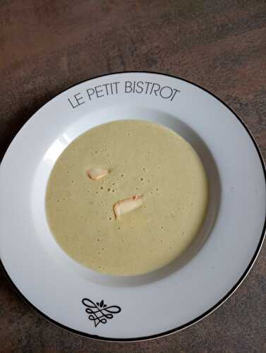 Velouté poireau courgette haricots verts et Maroilles (cookéo et ccpro)