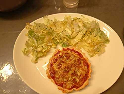 Petites Quiches au thon et pommes de terre 