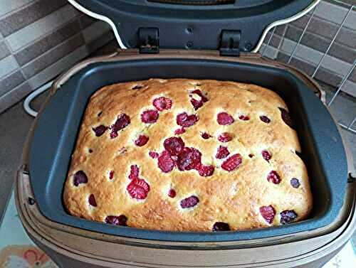 Gâteau yaourt et framboises 