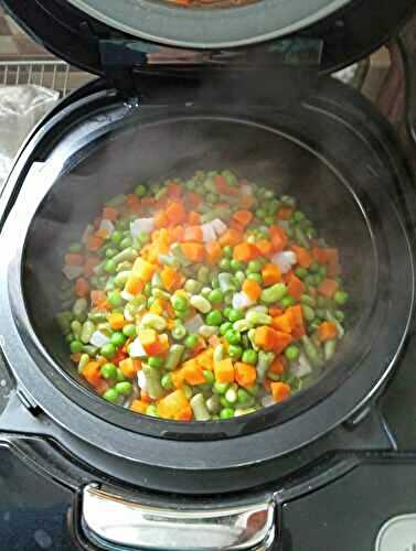 Macédoine de légumes vapeur au 43en1 de Moulinex