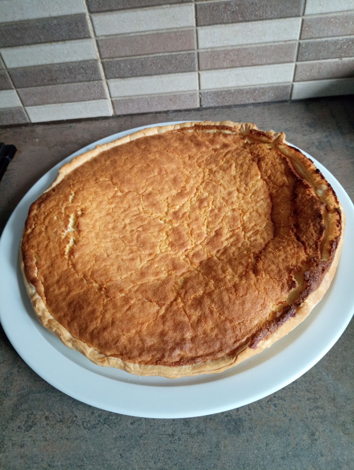 Tarte amandine et citron "maison"