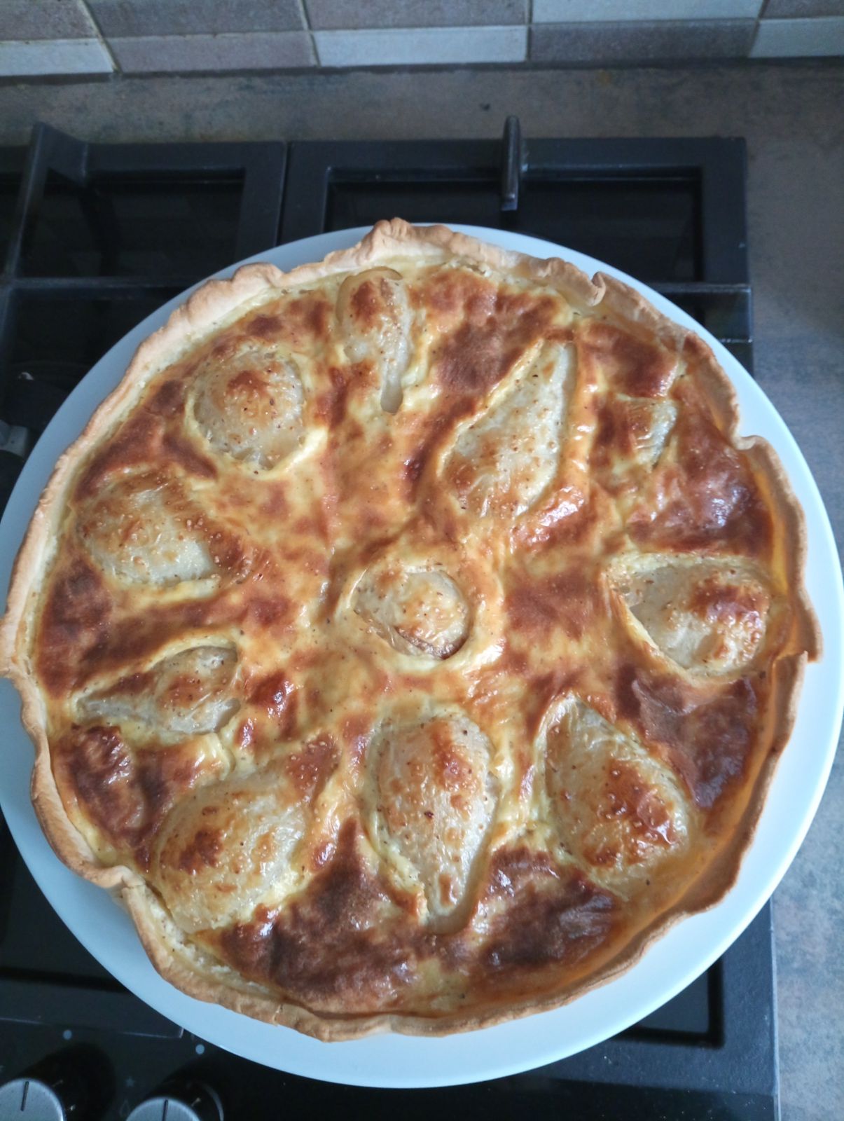 Tarte noisettine aux poires de Gigi