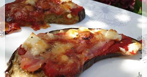 Aubergines façon pizza