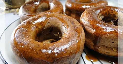 Beignets au four sans gluten farine de lentilles, teff et farine de châtaigne