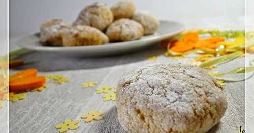 Biscuits craquelés citron amande sans gluten, sans beurre