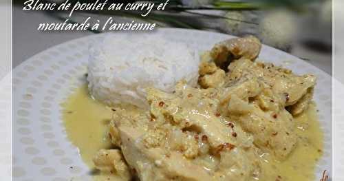 Blanc de poulet curry moutarde avec Monsieur Cuisine