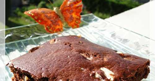 Brownie addictif ! sans gluten et sans lait