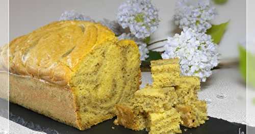 Cake salé marbré ails des ours et carotte-beaufort