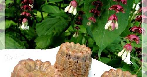 Cannelés aux amandes, sans gluten et sans lactose