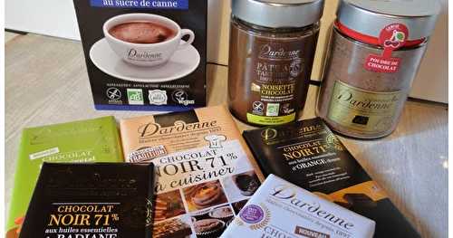 Chocolat Dardenne, chocolat bio garanti sans gluten