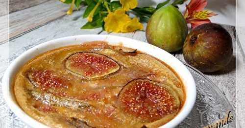 Clafoutis aux figues et au lait d'amandes LA MANDORLE