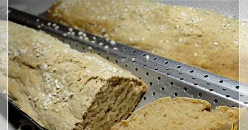 Comme du pain sans gluten, rapide, sans levure de boulanger, à la farine de teff