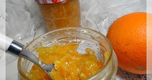 Confiture d'oranges amères