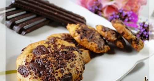 Cookies au chocolat, sans gluten, sans beurre