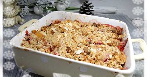 Crumble de Noël (sans gluten, sans lactose, sans oeuf)