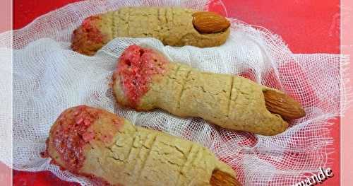 Doigts de sorcières pour Halloween, sans gluten