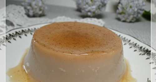 Flan au lait de noisettes, sans lactose