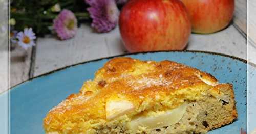 Gâteau aux pommes et à la noix de coco (sans gluten, sans lactose)