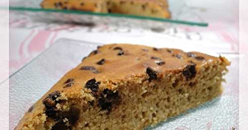 Gâteau banane et chocolat, parfumé à la vanille